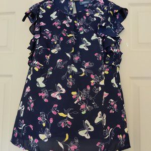 Modcloth Equal Reaction Ruffle Top